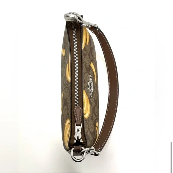 COACH Banana Brown Nolita In Signature Print - Picture 5 of 10